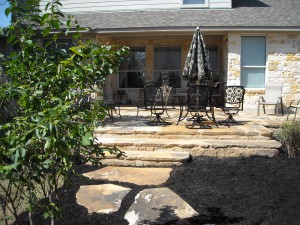 flagstone patio one