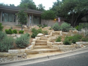 landscape design landscaping xeriscape rockwork